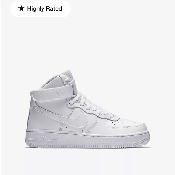 af1 white high top